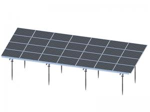 قاعدة SolFirsTech المصنوعة من الألومنيوم للتركيب الأرضي - أساسات أكوام لولبية