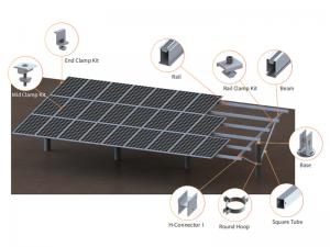 حامل أرضي من SolFirsTech PHC - مصنوع من سبيكة الألومنيوم