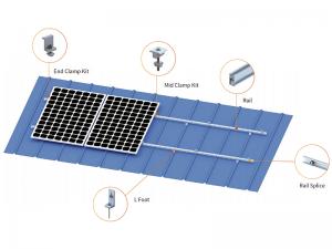 حامل سقف معدني SolFirsTech - قدم L