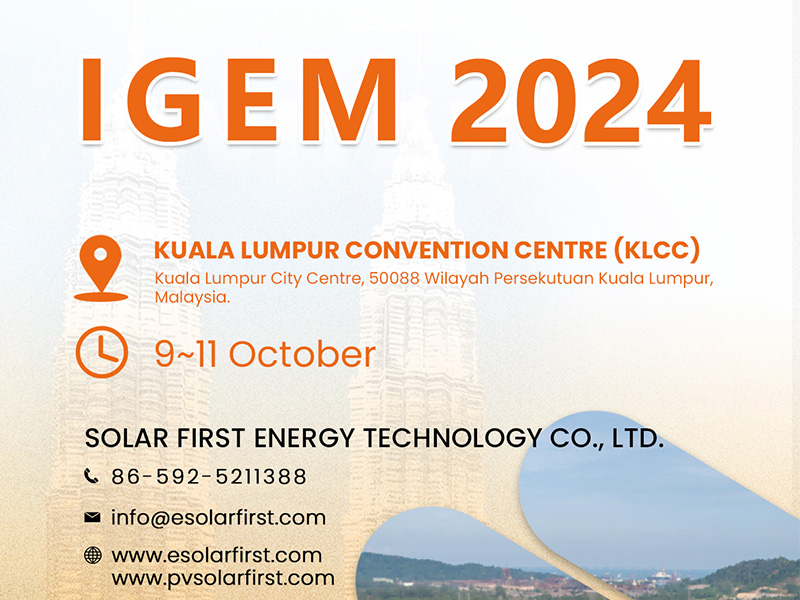 معاينة المعرض التجاري | SolFirsTech بانتظار حضوركم في IGEM وCETA 2024
