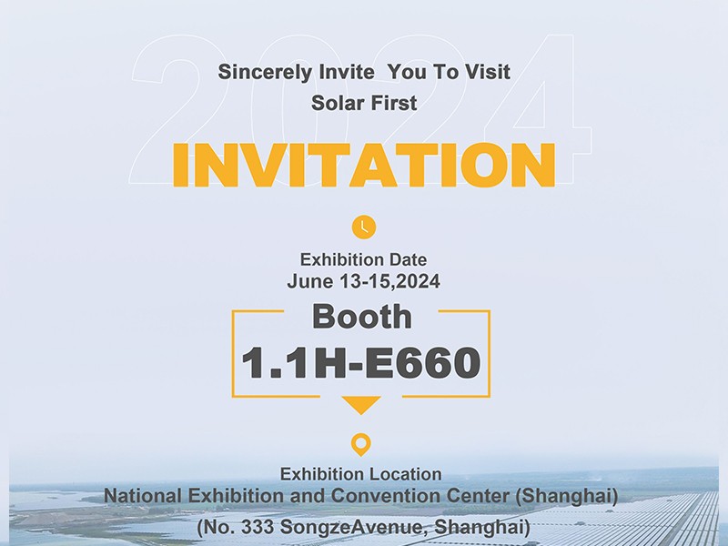 تتشرف مجموعة SolFirsTech بدعوتكم لحضور معرض شنغهاي SNEC EXPO 2024